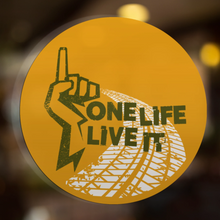 Load image into Gallery viewer, One Life Live It - Off Road Rebel - Static Window Cling
